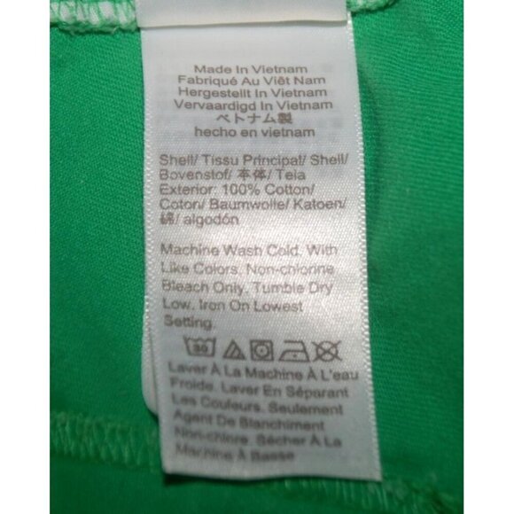 J Crew Shorts Womens Size 8 Green Flat Chino Cotton Casual 3" Inseam 34" Waist - Picture 6 of 7